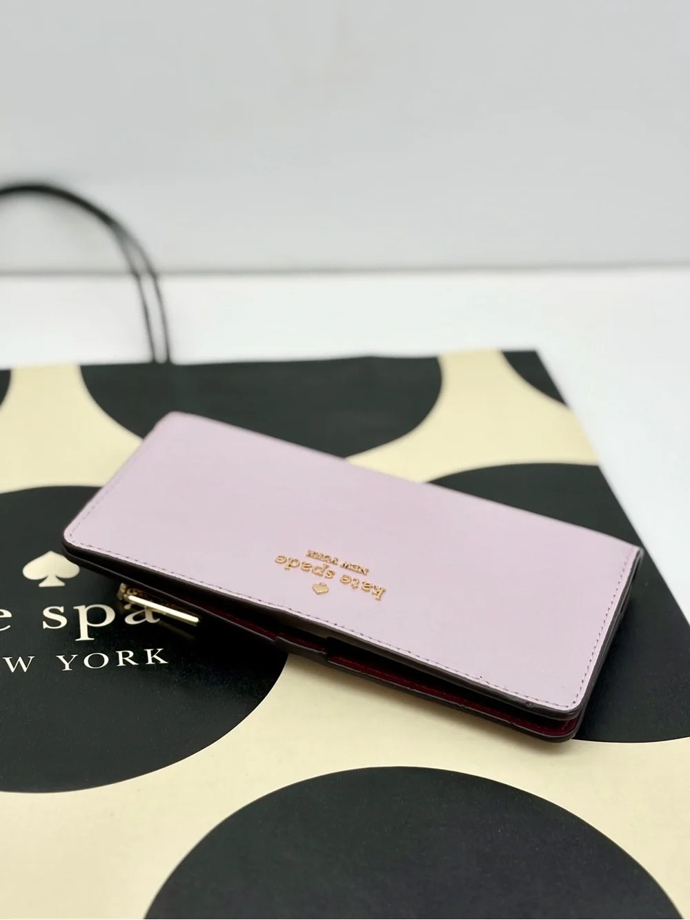 kate spade New York Lilac Saffiano Continental Wallet